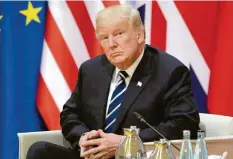  ?? Foto: Bernd von Jutrczenka ?? Ändert der US-Präsident doch noch seine Meinung? Es könnte sein, denn die Wahlen rücken näher.