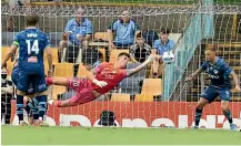  ?? GETTY IMAGES ?? Phoenix goalkeeper Oli Sail was in career-best form during the 2021-22 A-League Men season.