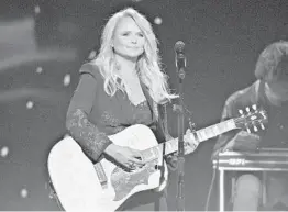  ?? CHRIS PIZZELLO/COURTESY ?? Miranda Lambert will be the Tortuga Music Festival’s first female headliner when she takes the stage during the event on Fort Lauderdale beach April 17-19.