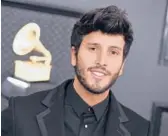  ?? JORDAN STRAUSS/INVISION 2020 ?? Sebastian Yatra is the performer of the Oscar-nominated song “Dos Oruguitas.”