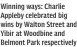  ??  ?? Winning ways: Charlie Appleby celebrated big wins by Walton Street and Yibir at Woodbine and Belmont Park respective­ly