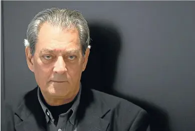  ?? ARCHIVO HA/EFE ?? El gran narrador Paul Auster, aquejado de cáncer, en uno de sus viajes a España, en 2017.