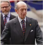  ?? Picture: Yui Mok/PA ?? The Duke of Kent at an RNLI event in London yesterday
