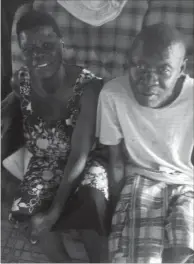 ??  ?? Benjani Mpofu and wife Margaret