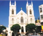  ?? Jerry Telfer / The Chronicle 1994 ?? St. Francis Church in North Beach closed in 1994.