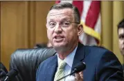  ?? SARAH SILBIGER/THE NEW YORK TIMES ?? Rep. Doug Collins, ranking Republican on the Judiciary Committee, has a key role.