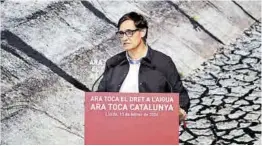  ?? ACN ?? El líder del PSC, Salvador Illa, ayer en un acto en Lleida.