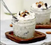  ?? Courtesy Lynda Baslev For tastefood ?? Bircher muesli is a taste of switzerlan­d that is perfect for breakfast.