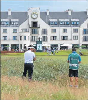  ??  ?? ROUGH TIMES: Jean Van De Velde failed to find the fairway on the 18th at Carnoustie. Picture: Getty