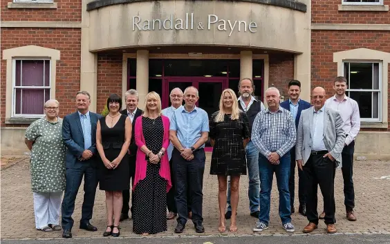  ?? Picture: Cordial AV ?? Some of the judges outside Randall & Payne’s offices