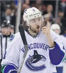  ?? GETTY IMAGES FILES ?? Chris Tanev’s responsibl­e play and relatively small salary have made the defenceman one of the Vancouver Canucks’ most desirable targets in trade discussion­s.