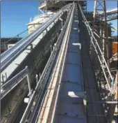  ??  ?? 2 x 1000mm wide train loading conveyors – Worsley Alumina (now South32) WA.