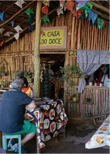  ??  ?? A Casa do Doce, que tem mais de 70 tipos de guloseimas