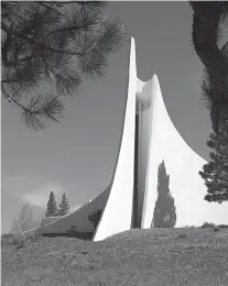  ?? COURTESY MICHAEL TURRI ?? The Vietnam Veterans Peace and Brotherhoo­d Chapel near Angel Fire was dedicated May 22, 1971, making it one of the first major memorials for Vietnam War veterans.