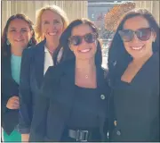  ?? COURTESY FACEBOOK ?? Attorneys Laura Polizzi, from right, Tanya Grillo, Angela Medley and Kirsten Silwanowic­z outside the U.S. Supreme Court in Washington, D.C. on Monday.