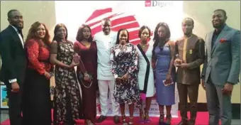  ??  ?? Partners and Lawyers of DOA Law firm after recieving their Law Digest Awards