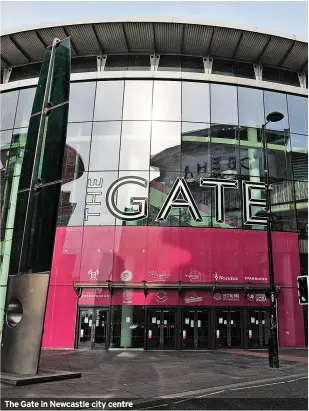  ?? ?? The Gate in Newcastle city centre