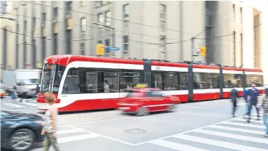  ?? RANDY RISLING TORONTO STAR FILE PHOTO ?? This summer, Bombardier Transporta­tion publicly apologized for problems that led to a recall of Toronto’s new streetcars.