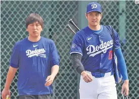  ?? ?? POLÉMICA. Ippei Mizuhara (izq.) ya está bajo la mira de MLB por el supuesto robo hecho a Shohei Ohtani (der.).