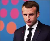  ?? (Photo AFP) ?? Emmanuel Macron reçoit aujourd’hui partenaire­s sociaux et élus.