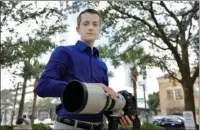  ?? The Associated Press ?? HEALTH INSURANCE: Mike Schwarz, sole proprietor of Mike Schwarz Photograph­y, stands for a photo on Feb. 7 in Tampa, Fla. Schwarz is a self-employed business owner who buys his own health insurance. The subsidized coverage “Obamacare” offers provides...