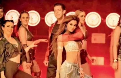  ??  ?? A SAD REALITY: The director of Radhe reduced Disha Patani to a bimbo to focus on Salman Khan, she proved herself a much better dancer than Salman himself in the Seeti Maar track