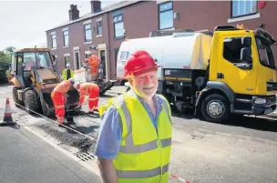 ??  ?? ●●Council leader Allen Brett said the state of Rochdale’s roads was a serious concern for residents