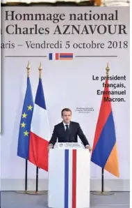  ??  ?? Le président français, Emmanuel Macron.