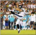  ?? AP FILE ?? Eagles punter Donnie Jones, above, is facing competitio­n for the job from rookie Cameron Johnston.