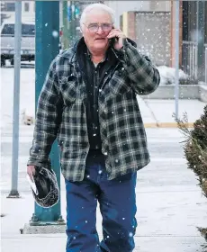  ?? THE CANADIAN PRESS/FILES ?? Brandon Blackmore arrives at the courthouse in Cranbrook in February, the month he and his estranged wife were convicted of the unlawful removal of a child for illegal purposes.