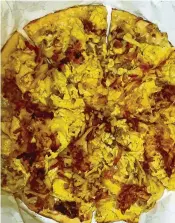  ?? ?? CBCB Bar and Grill: Get ready to enjoy some breakfast pizza — sausage gravy, hash browns, eggs, bacon and cheese on a homemade pizza crust. They serve breakfast every Saturday and Sunday from 9 a.m.-1 p.m.