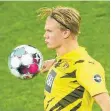  ?? FOTO: DPA ?? Dortmund will Erling Haaland trainieren lassen.
