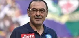  ??  ?? Maurizio Sarri.