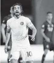 ?? MLS ?? Midfielder Rodolfo Pizarro missed the first half of the tournament opener against Orlando City but is expected to start for Inter Miami against the Philadelph­ia Union.