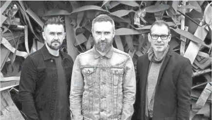  ?? ANDY EARL ?? The surviving members of The Cranberrie­s – Mike Hogan, Noel Hogan and Fergal Lawler – completed their new album without singer Dolores O'Riordan, who died last year.