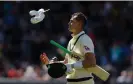  ?? Tom Jenkins/The Guardian ?? Marnus Labuschagn­e walks off after being dismissed by Moeen Ali. Photograph: