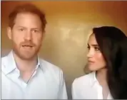  ??  ?? HYPOCRITES: Harry and Meghan