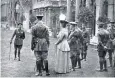  ??  ?? Royal visit: King George V and Queen Mary at Brighton Pavilion in 1915