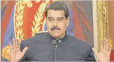  ?? |AP ?? El gobierno de Maduro anunció que su país está construyen­do una “arquitectu­ra alternativ­a” para enfrentar las nuevas sanciones