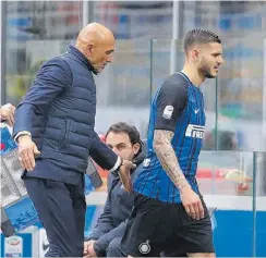  ?? // AFP ?? Icardi y Spalletti mantienen sus diferencia­s