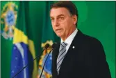  ??  ?? EXTERIOR. El gobierno de Donald Trump apoyó al de Mauricio Macri. Queda ver qué pasará cuando Jair Bolsonaro asuma en Brasil.