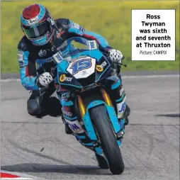  ?? Picture: CAMIPIX ?? Ross Twyman was sixth and seventh at Thruxton