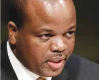  ?? ?? King Mswati III of Eswatini.