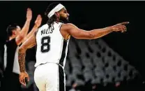  ?? Reginald Thomas II / San Antonio Spurs ?? Spurs guard Patty Mills says he hopes to take more shots this season like he does as a member of the Australian national team.