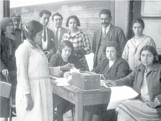  ?? AGN ?? Las mujeres votaron en la Argentina por primera vez en 1951: fue un verdadero hito democrátic­o.