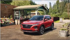  ??  ?? The 2020 Hyundai Santa Fe Limited 2.0T FWD Crossover. Courtesy of Hyundai Internet Media