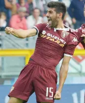  ?? ANSA ?? Marco Benassi, 21 anni, dal luglio 2014 al Torino