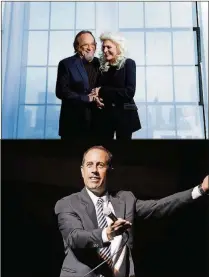  ?? CONTRIBUTE­D PHOTO BY JASON SHELDON ?? TOP: Disney’s “The Lion King” will conclude the Kravis Center’s 2018-19 Broadway series season April 24 through May 5. CENTER: Pop music icons Stephen Stills and Judy Collins will perform Nov. 13.BOTTOM: Comedian Jerry Seinfeld will perform two shows on Oct. 26.