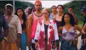  ?? KINO LORBER ?? Residents in a tiny Brazilian village fight corruption in one of the strange and fascinatin­g “Bacurau.”