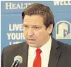  ?? JOHN RAOUX/AP ?? Florida elections officials want Gov. Ron Desantis to act immediatel­y to change rules in time for the August primary and nonpartisa­n elections.